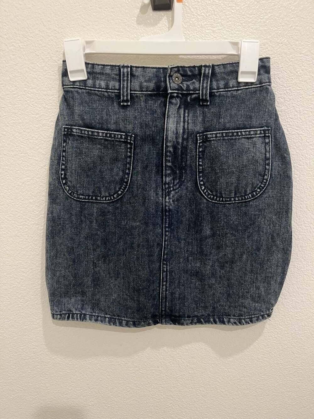 CARMAR Denim Mini Skirt in Dark Wash Size 25